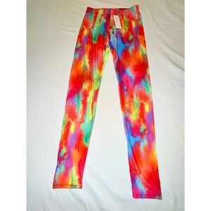 Capelli New York Tie Dye Leggings Womens Small Multicolor NWT Rainbow Jersey